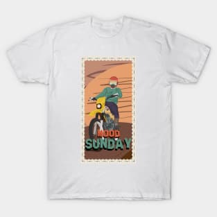 sunday mood trail vintage retro T-Shirt